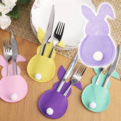 Držiaky na príbory na Veľkú noc | BUNNYCUTLERY