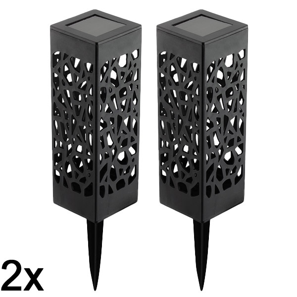 1x Dekoratívna solárna lampa (2 kusy) | GARDENIAS